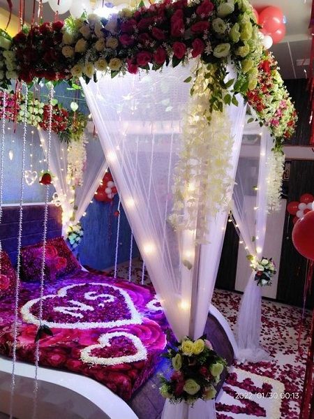 Bed Canopy Wedding Room Decoration