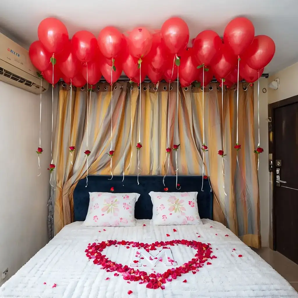 Bedroom Decoration for Wedding Night